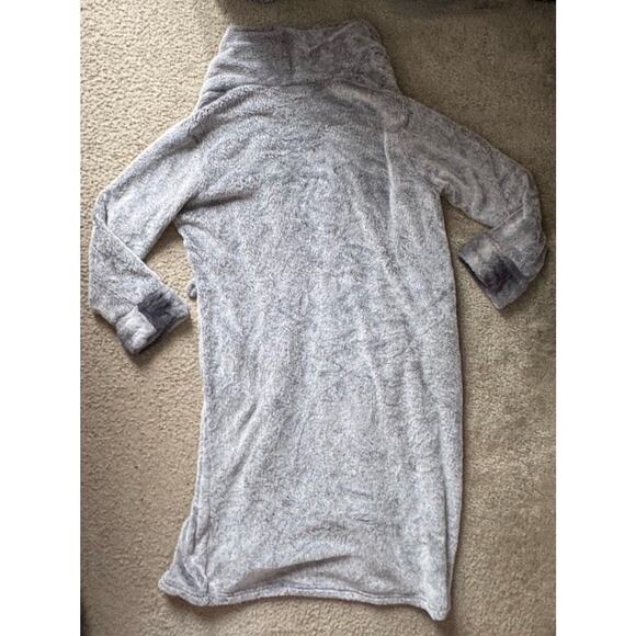 SOFT & WARM TEDDY FAUX FUR SHERPA PLUSH HOODED GOWN ROBE BLANKET Fits S-XL - Picture 2 of 5